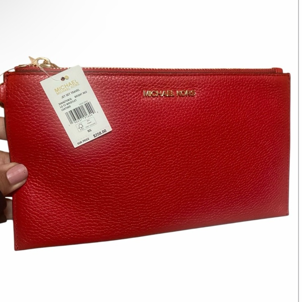 Michael Kors Red Clutch